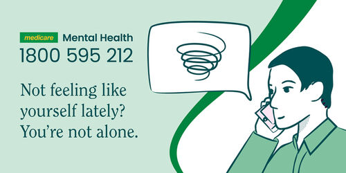 Medicare Mental Health phone line service Image